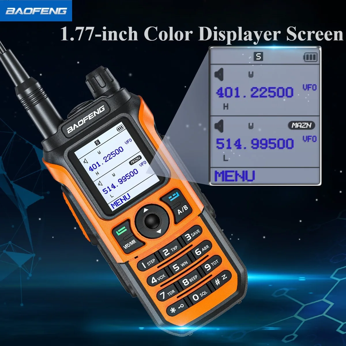 Baofeng UV21 pro جهاز اتصال لاسلكي للأشعة فوق البنفسجية ثنائي المرحلة سماعة مدنية من النوع C شحن زر واحد تردد راديو خارجي Comunicador