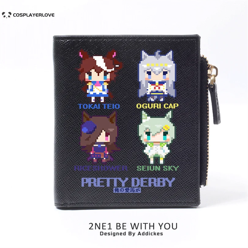 Uma Musume Cinderella Gray Oguri Cap Japanse Cartoon Coin Purse Wallet Gift for Cosplay Halloween Carnival Costume view 4
