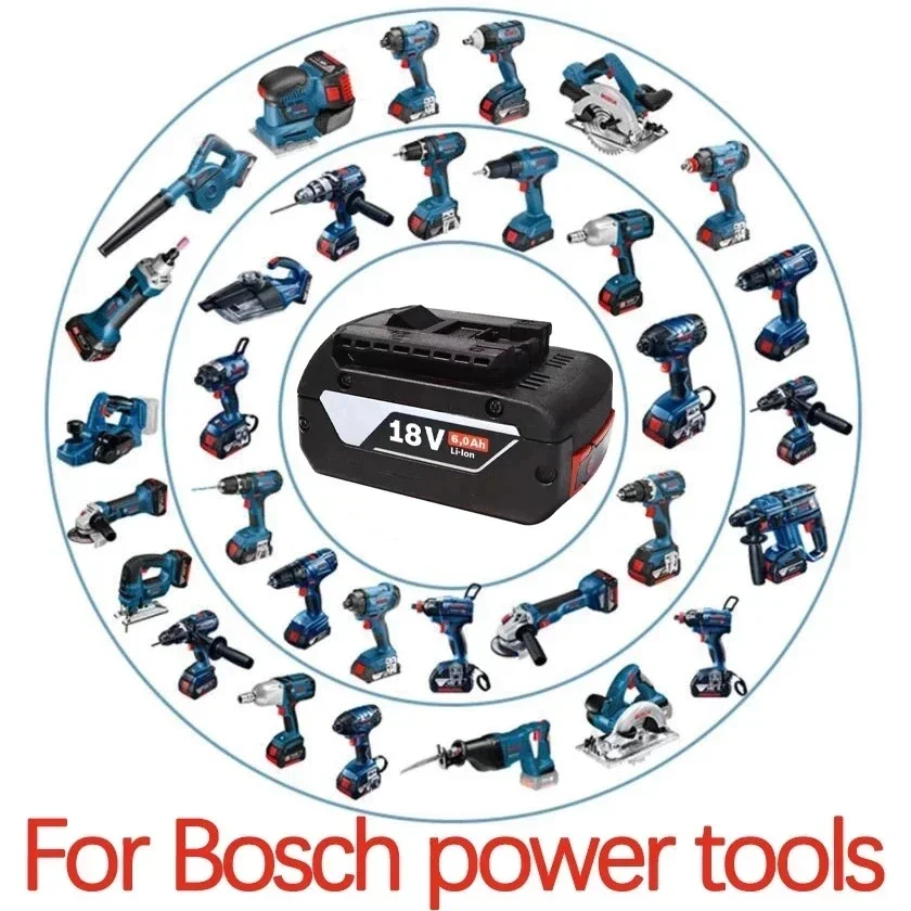 100% oryginalny 18V Batterie Für Bosch GBA 18V 6,0 Ah Lithium-BAT609 BAT610G BAT618 BAT618G 17618-01 Ladegerät