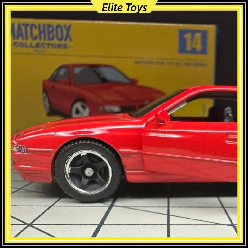 Mattel Matchbox Seria Kolekcjonerska 1994 BMW 850CSI Metalowy Model Samochodu w Skali 1:64, Kolekcjonerski Model Pojazdu, Zabawka dla Chłopców, Prezent