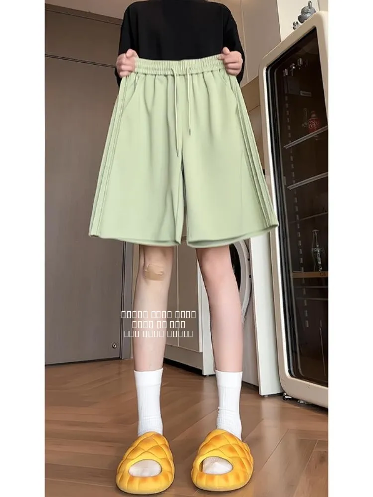 

Летние тонкие спортивные шорты для мужчин: свободный крой, прямые штанины, длина до колена, баскетбольные брюки, молодежные, повседневные, дышащие, легкие