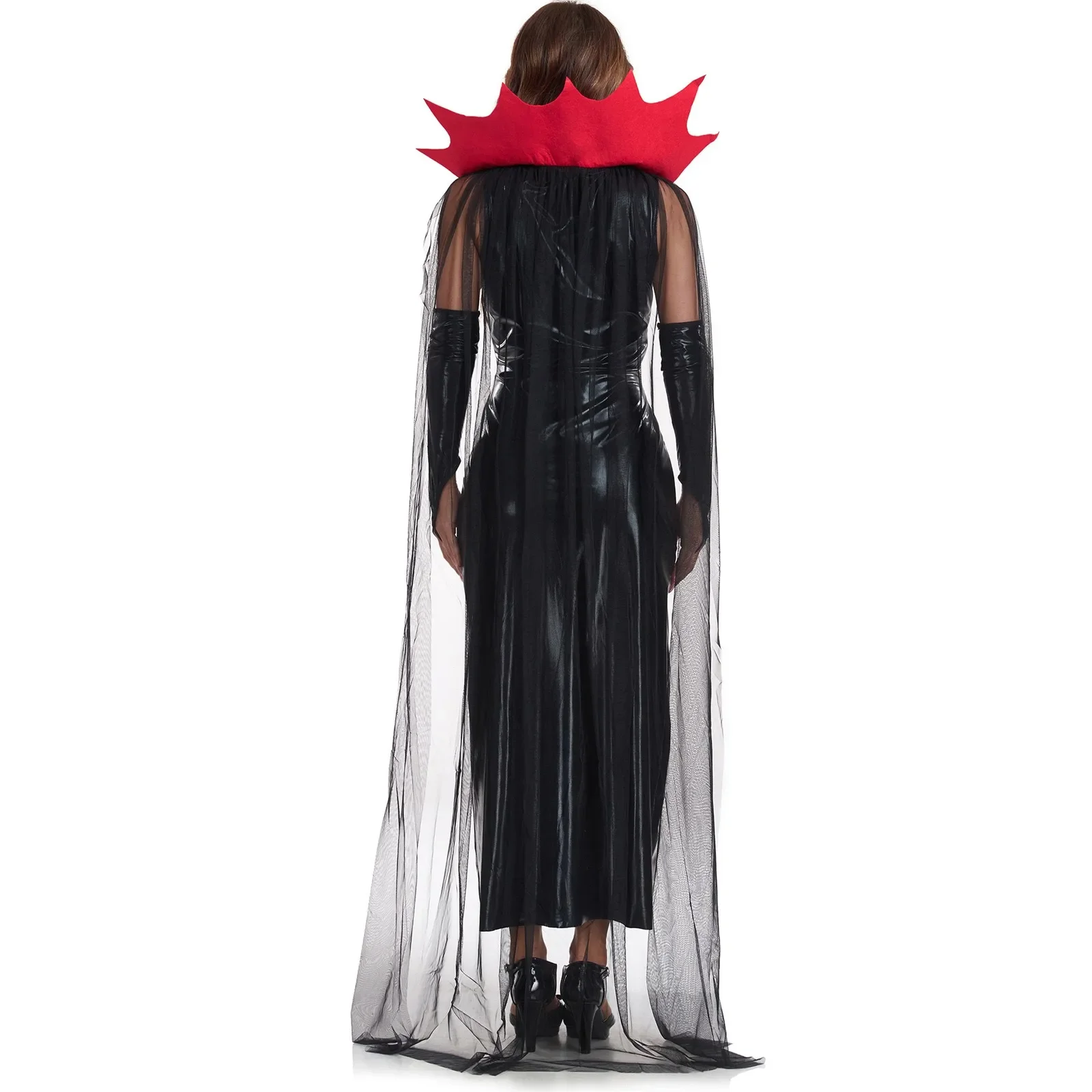 Womans Clothing 2024 Women Halloween Black Devil Costume Witch Costume Uniform Party Costume Party Dresses Disfraces De Adultos