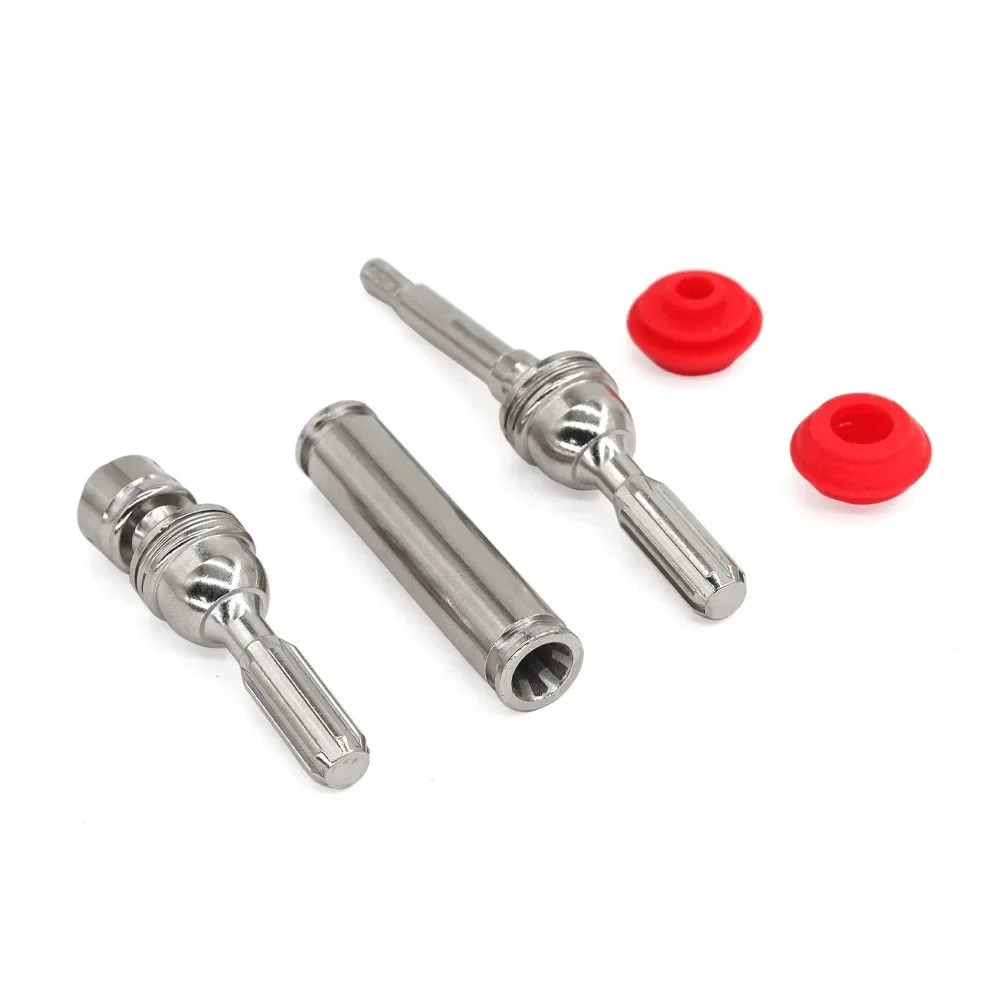 เพลาขับหน้า-หลังเหล็กกล้าชุบแข็ง CVD สำหรับรถ RC 1/10 Trxs Slash 4x4 อะไหล่อัพเกรด