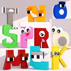 MOC Alphabet Lore A-Z Building Blocks Creative English Letter Education Model Toy Decorations Birthday Children's Birthday Gift