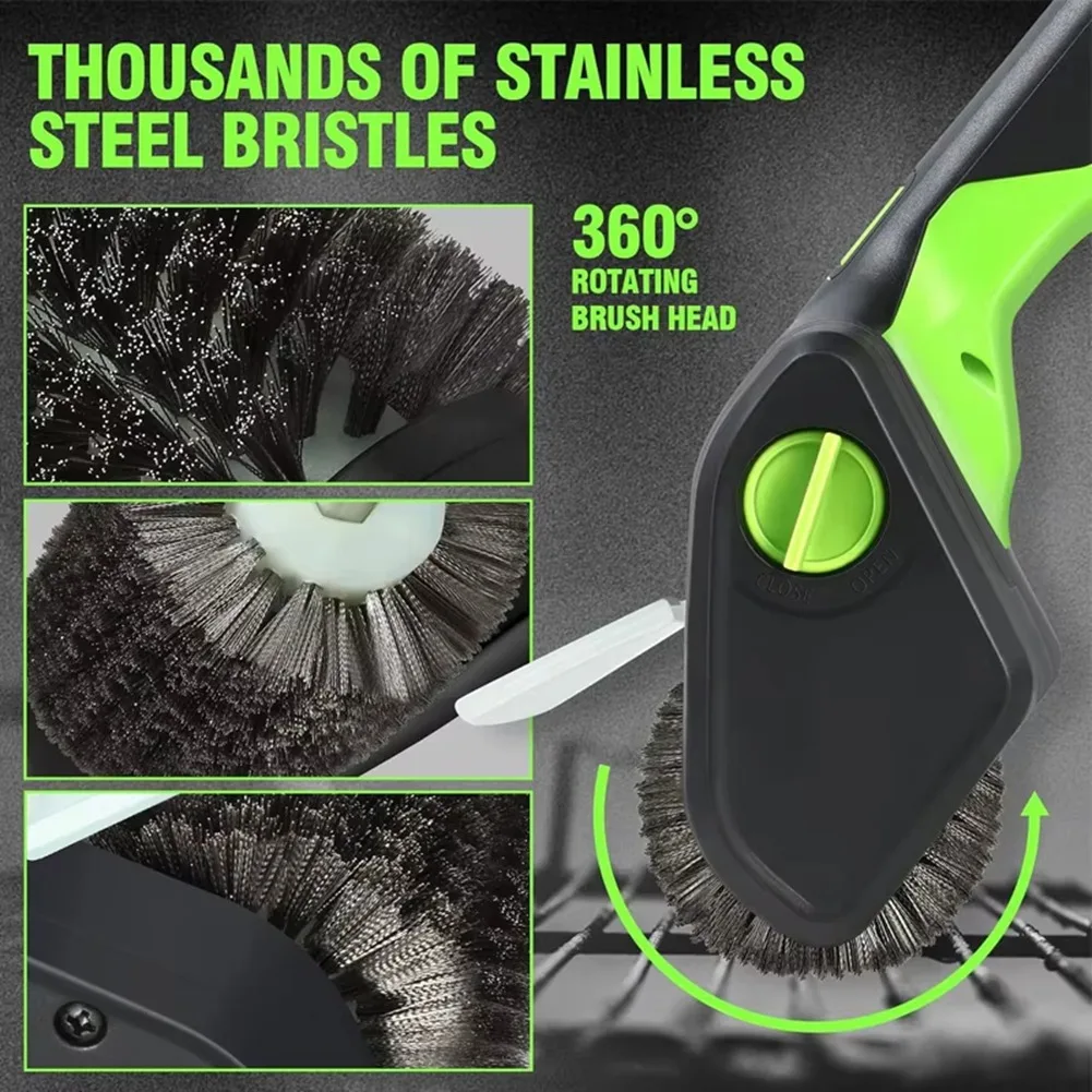 

AB46-Набор щеток для чистки гриля-стальная щетка для барбекю Щетка для барбекю Кухонная щетка Инструмент для гриля для чистки кухонного оборудования