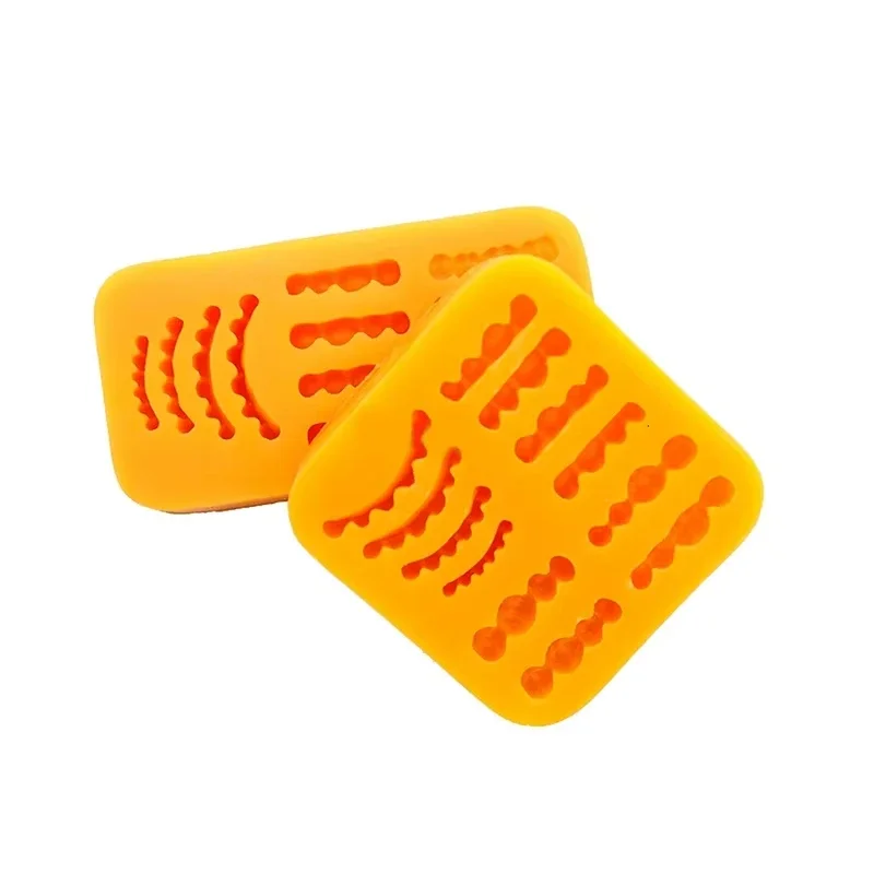 

3Pcs Rubber Molding Wax Disc Dental Silicone Wax Mold Porcelain Teeth Missing Dentures Laboratory Use Dental Tools Inverted Mold