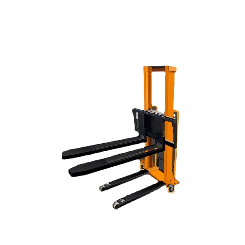 

Electric 1 ton portable self-lifting automatic loading and unloading forklift