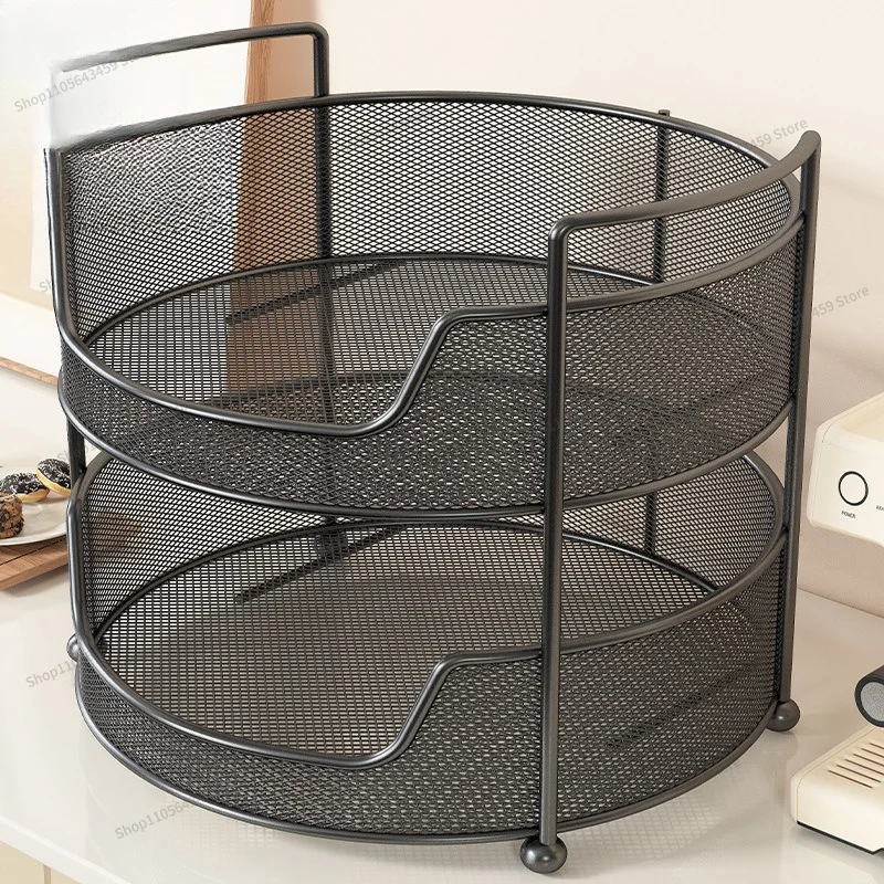 For double coffee cup shelf, desktop cup, tea set, finishing rack, storage rack