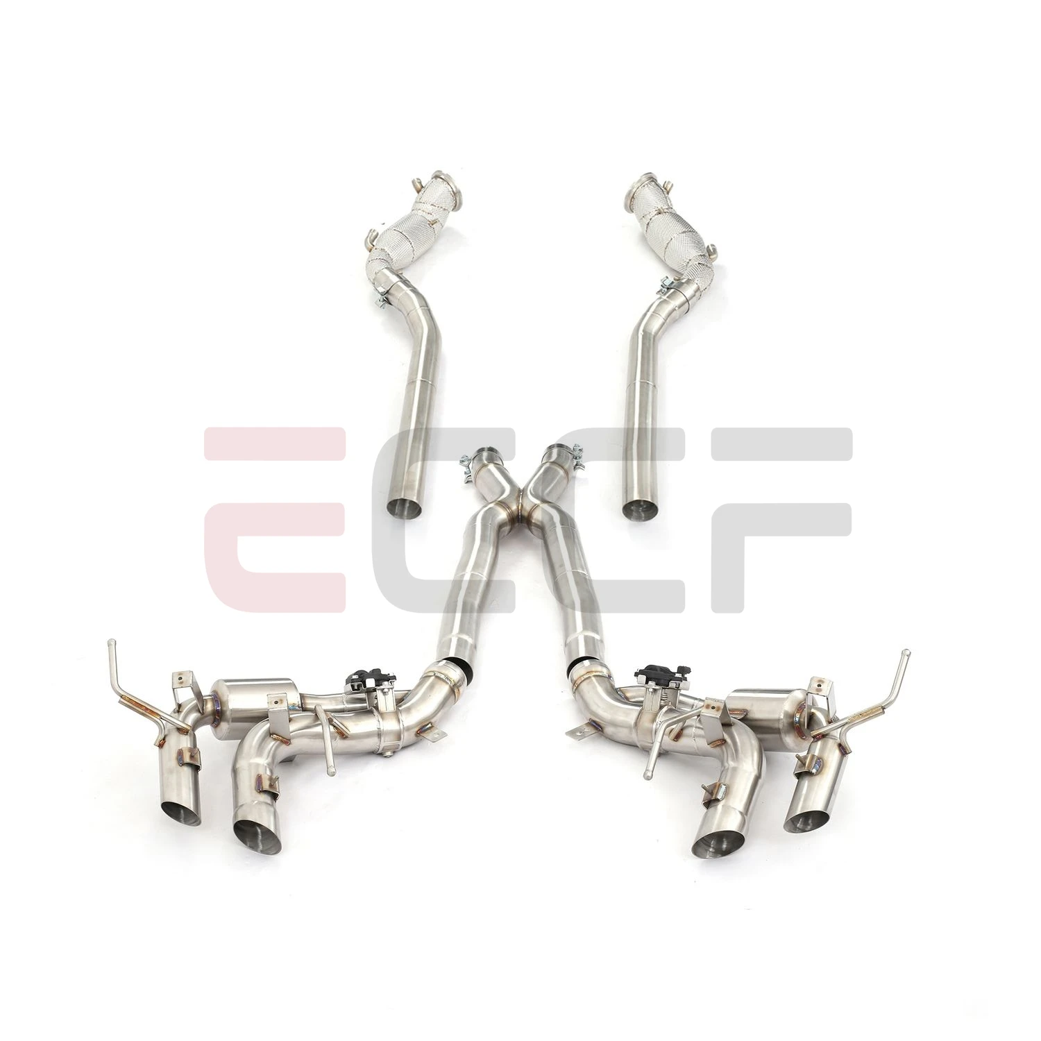 Sporty Stainless steel Complete exhaust system For Ferrari Purosangue 6.5L V12 Plug and Play Performance Upgrade