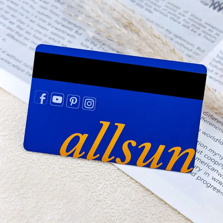 Customized Serial Number Variable Data PVC Plastic Card with High Anti-Magnetic Magnetic Strip Barcode VIP Membership Card