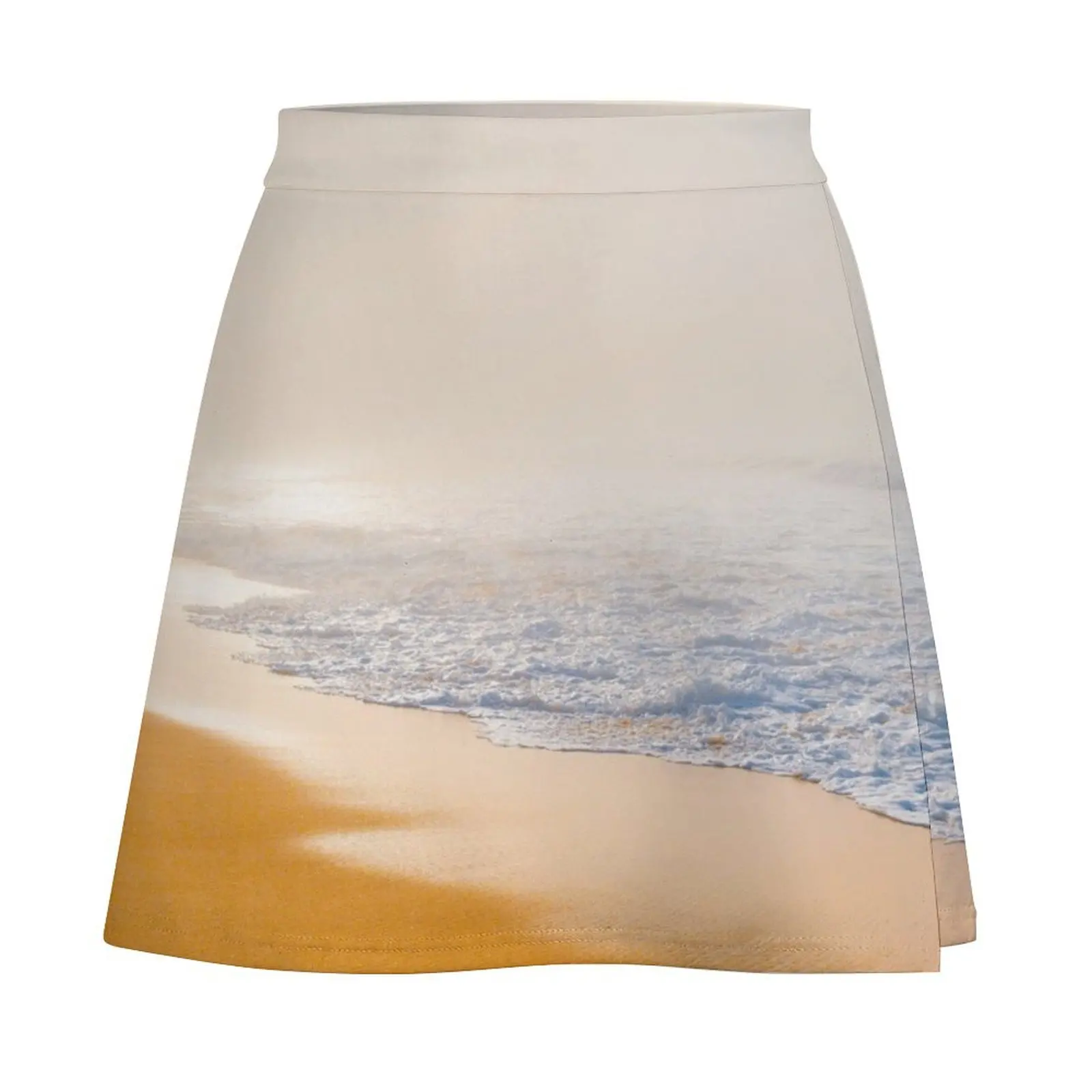 Picturesque Scenic Seascape With Misty Beach Mini Skirt korean style clothes women's clothing trend 2025 Mini Skirt