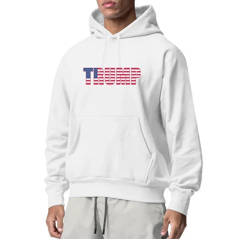 Trump 2024 Theme Hoody Hooded Shirt Sweatshirts for Men Men\'s Hoodies New & Graphic Essentials Hoodie Sweatshirt