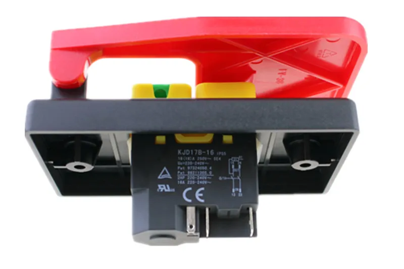 KJD17B-16  220V-240V 16A 5E4 Table Saws Electromagnetic Pushbutton Switch Paddle Switch