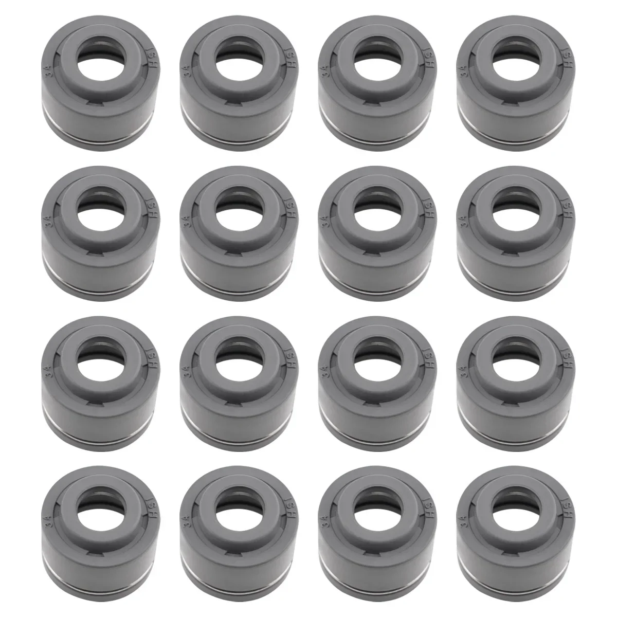 16Pc 4.5mm Motorcycle Valve Stem Oil Seal For Yamaha TTR250 250cc Motorbike Spiracle