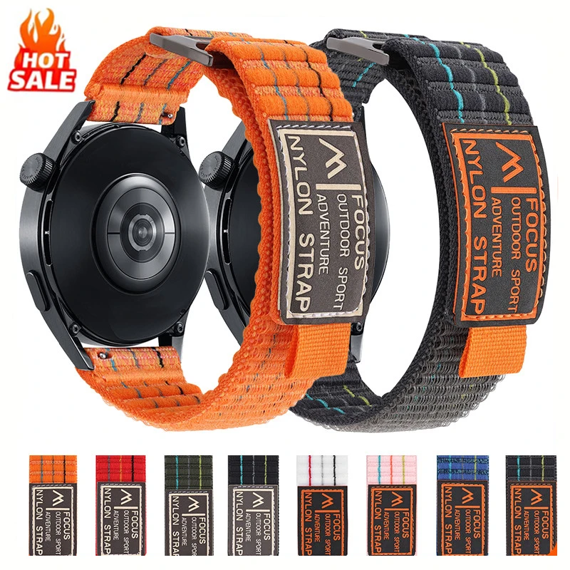 20mm 22mm strap for Samsung Galaxy Watch 7 6 4 Classic 5 pro 3 active 2 gear S3 Trail bracelet Huawei Watch gt 5 pro 4 3 2 band