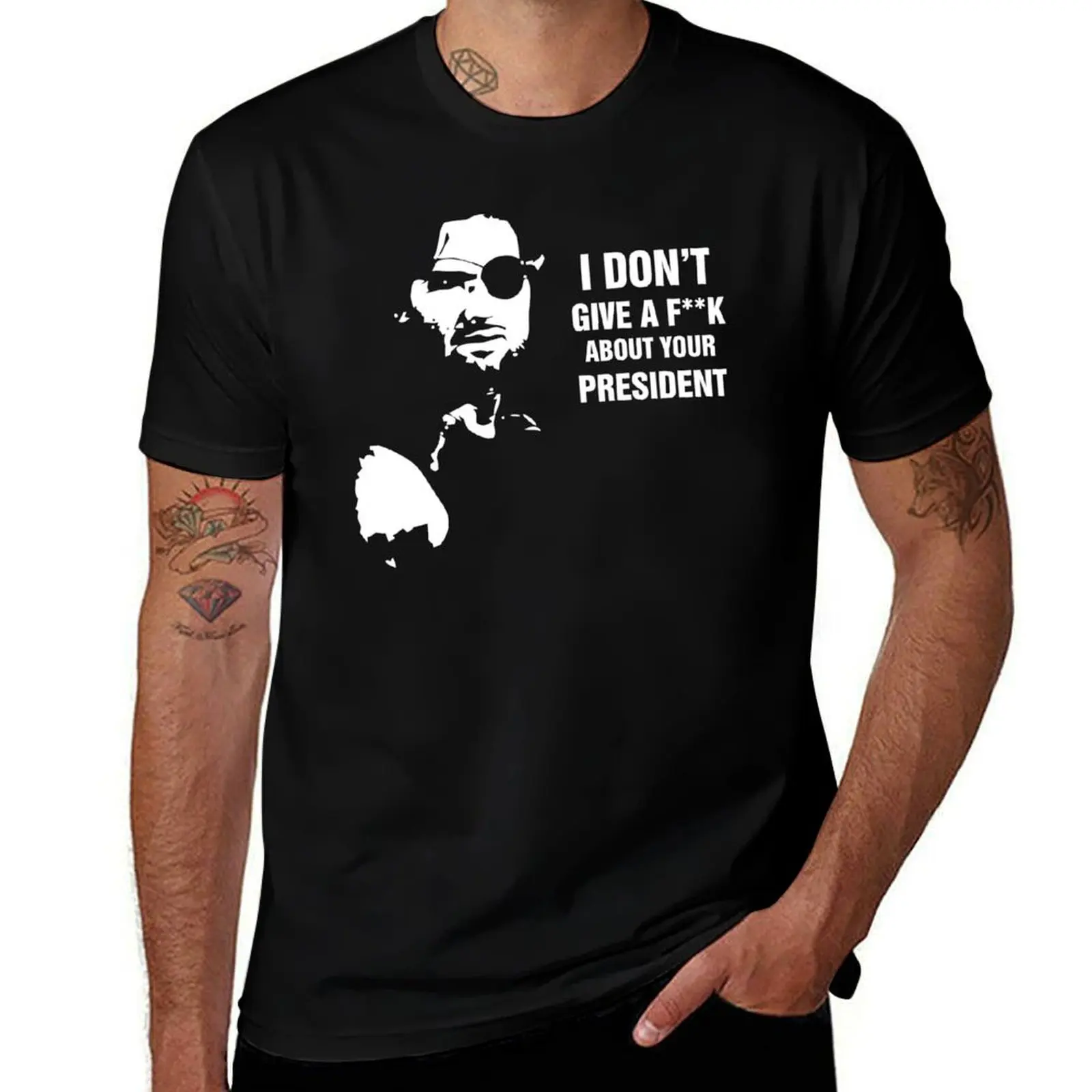 

Snake Plissken - I don't give a f...k - Escape from New York T-Shirt cotton man t-shirts funny costumes workout shirts for men