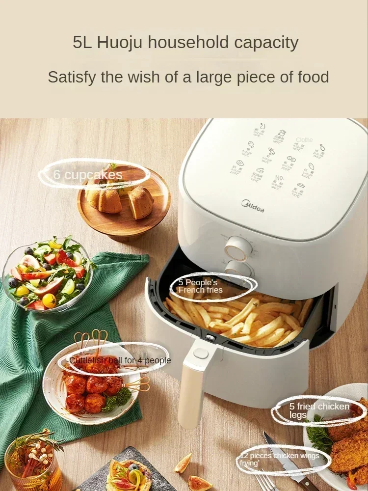 New Air Fryer Intelligent Multi-Functional Large Capacity New  Electric Chips Machine Electric Oven Integrated