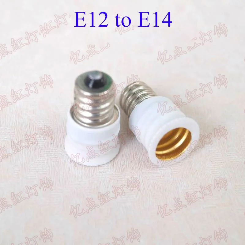E12 to E14 Converter E12 to E27 Adapter E12 to E26 Bulb Convertor American Standards Lamp Holder Converter Lamp Head LED Screw