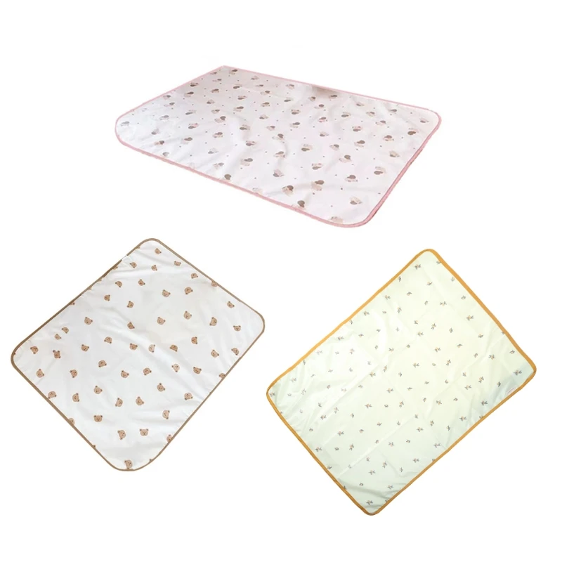 Y1UB ReusableBaby Changing Pad Cover Waterproof TPU Changing Mat Breathable Leak Proof Diaper Mattress Infants Floor for Play