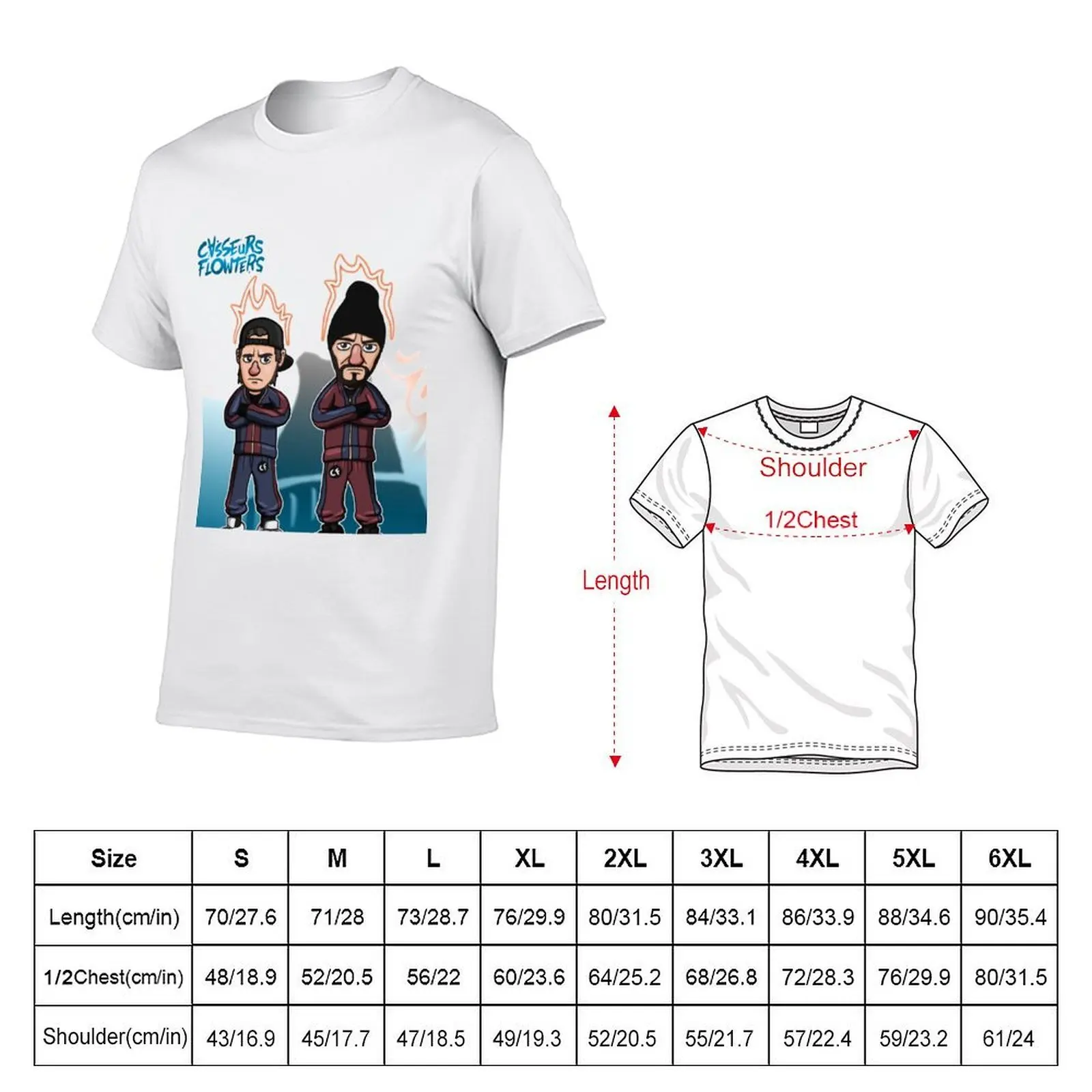 BEST SELLING - Casseurs Flowters - Dessin - FanArt T-Shirt Luxury man tops clothing for men