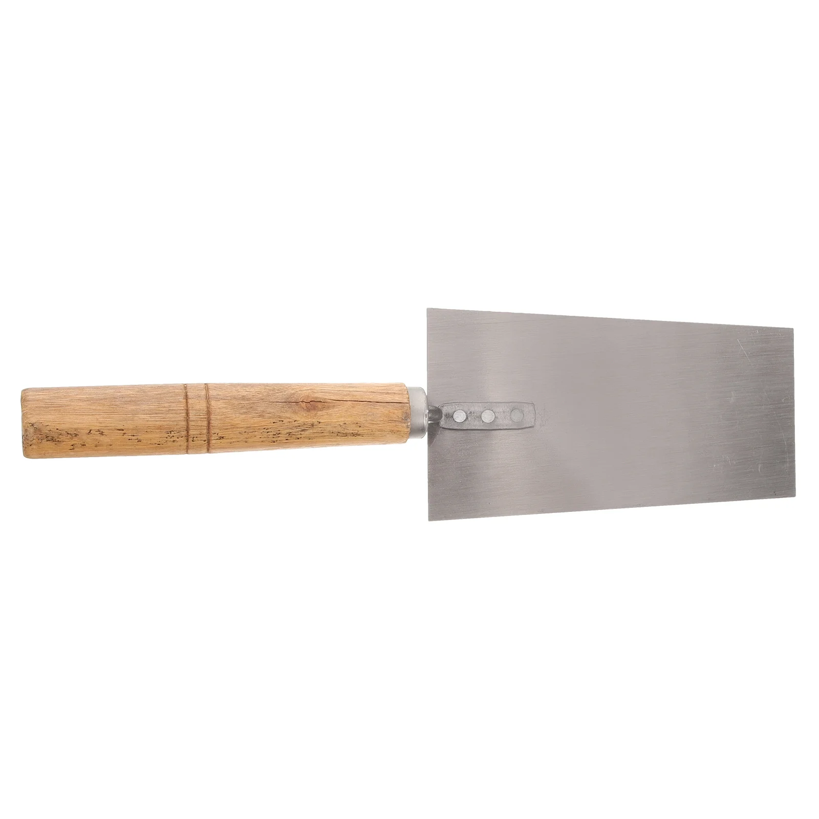 Plastering Trowel Smooth Finish Durable Steel Wood Handle Mud Scraper Tool For Drywall Concrete Cement Plastering Tools