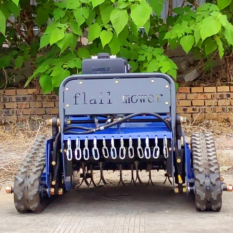 Customized tracked remote control lawn mower suitable for multiple scenarios and hot selling models