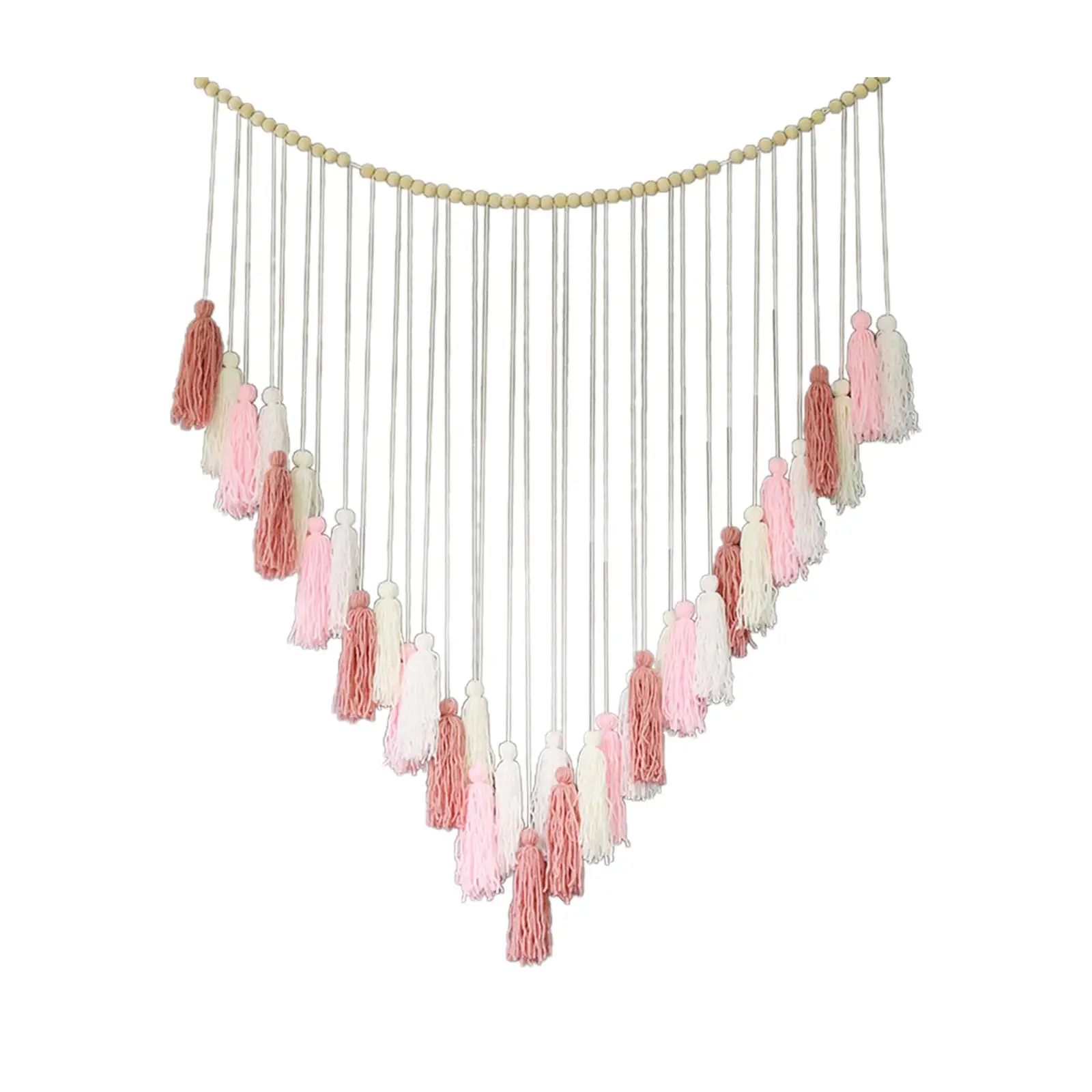 Macrame Woven Tapestry Bohemian Cotton Wall Hanging Decor for Nursery