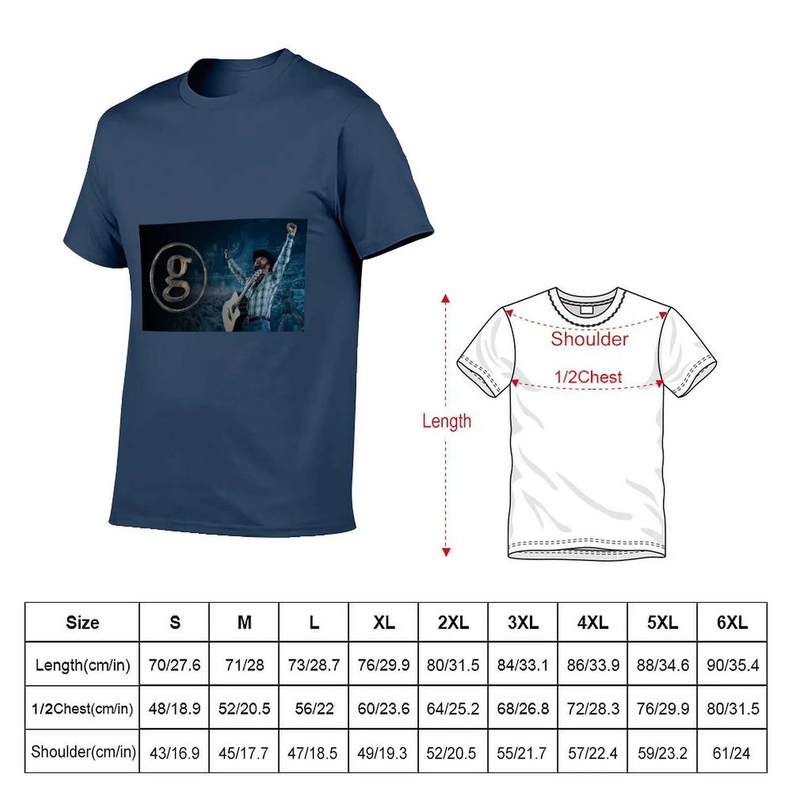 Garth Brooks stadium tour mur6 2019 kel T-Shirt man t shirts graphic man t shirts for men casual T-Shirt