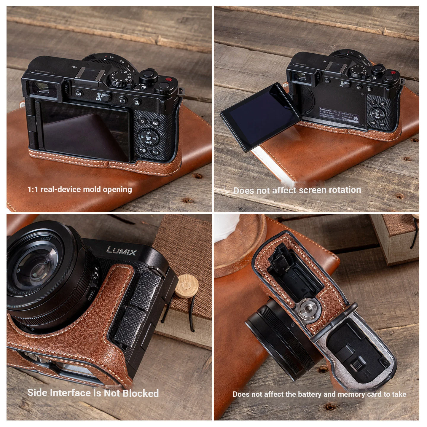 НОВАЯ сумка для фотоаппарата подходящая Panasonic Lumix L10 защитный чехол с плечевым ремнем аксессуары беззеркальных камер