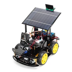 Automazione ESP32 Cam Robot Car Kit per Arduino programmazione Solar Tracking and Charging Set Kit robotico progetto di elettronica fai da te