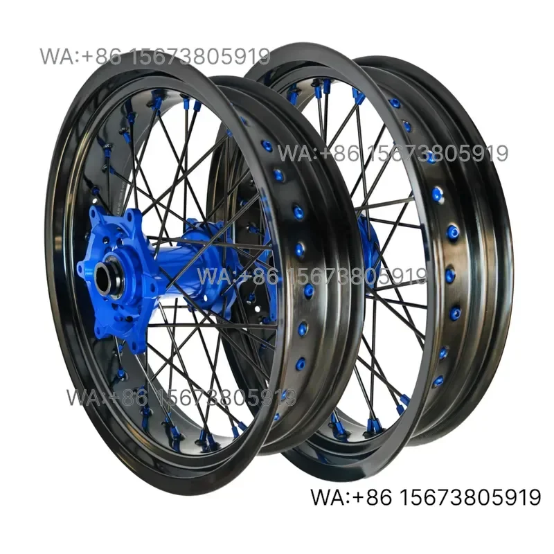 Conjunto de Rodas de Alta Qualidade Wmwmnu para SXF EXC 350 125 200 250 450 Acessórios para Motocicletas Rodas de Moto