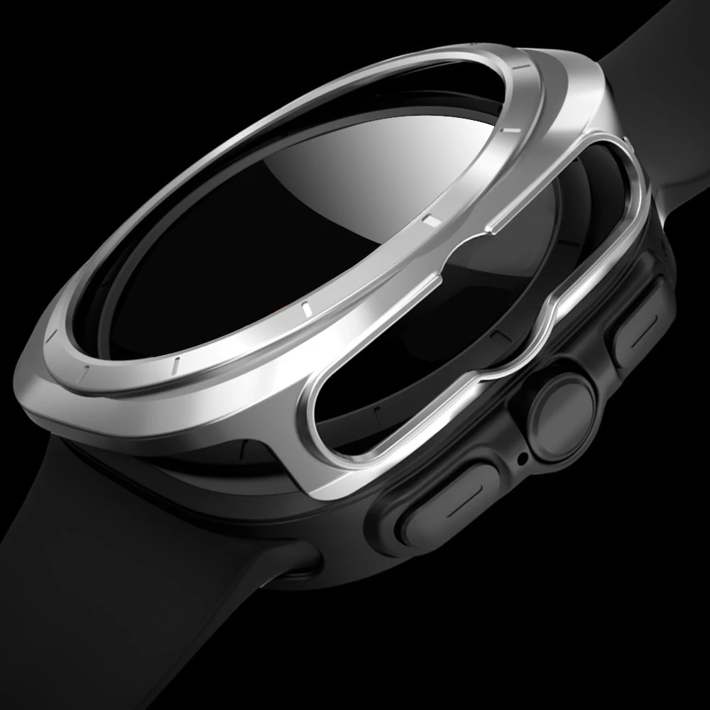 Matte Case for Samsung Galaxy Watch 7 44mm 40mm Galaxy Watch Ultra 47mm Hard PC Cover Bumper Around Fall Prevention Accessories