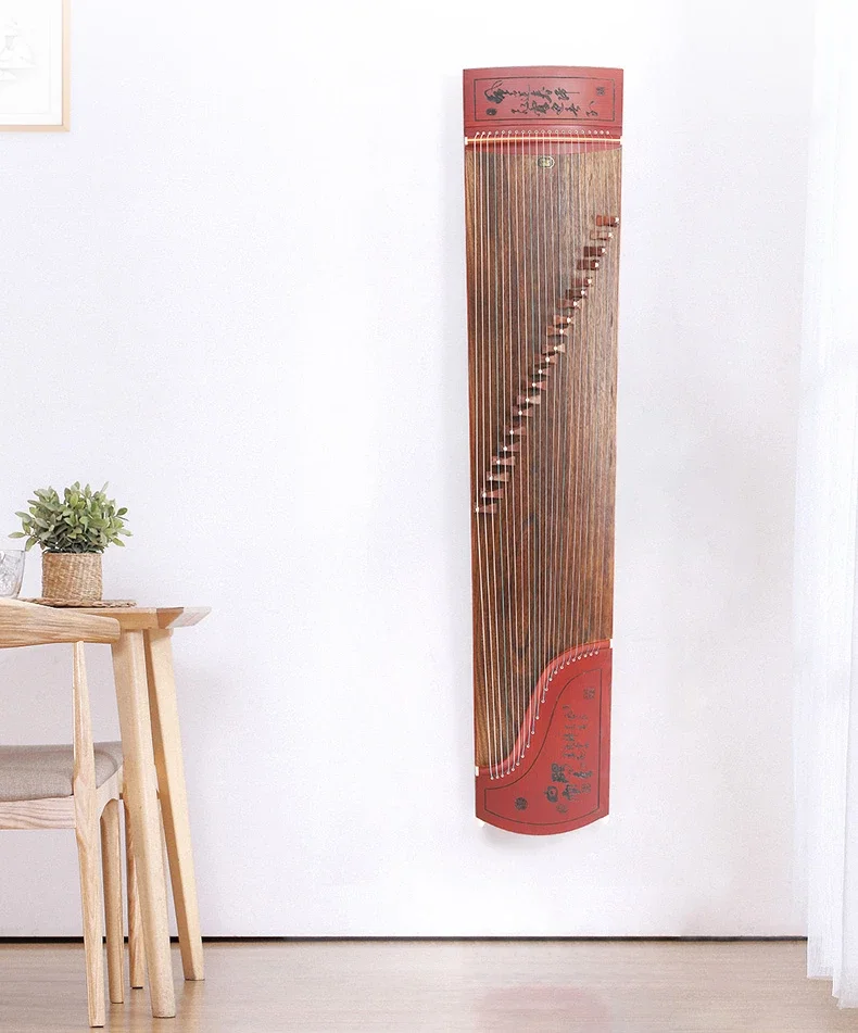 

Solid wood guzheng hanging wall rack, wall hanging rack, dedicated hook without punching hole, wall hanging guzheng rack storage