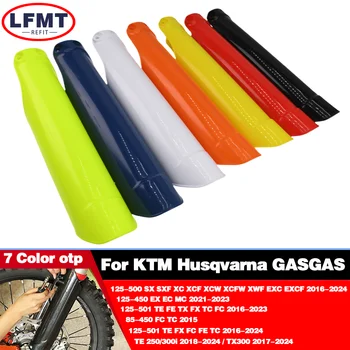 오토바이 포크 보호 커버 Husqvarna TE FC TC 125-450 KTM EXC XC XCW SX XCF 먼지 자전거 Enduro 용 충격 흡수 장치 가드