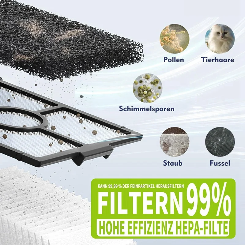 B58B-For ECOVACS DEEBOT T30 PRO Omni / T30 Omni / T30 Max جهاز آلي لتنظيف الأتربة أجزاء فرشاة جانبية رئيسية فلتر HEPA