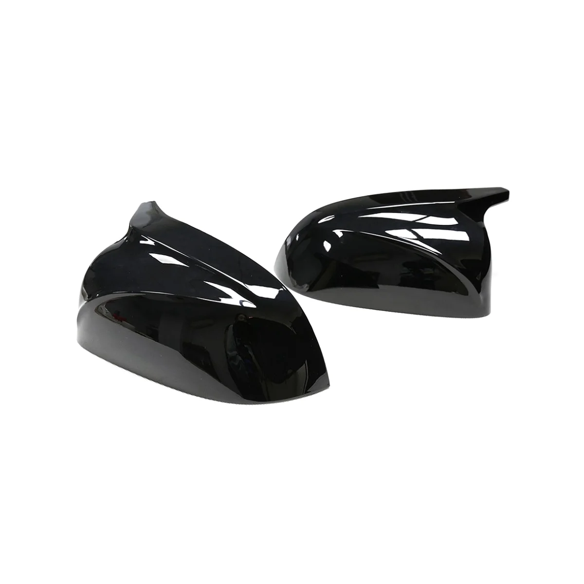 Car Side Rearview Mirror Caps M3 Style Mirror Cover for BMW X3 G01 X4 G02 X5 G05 2018-2022 Black Accessories