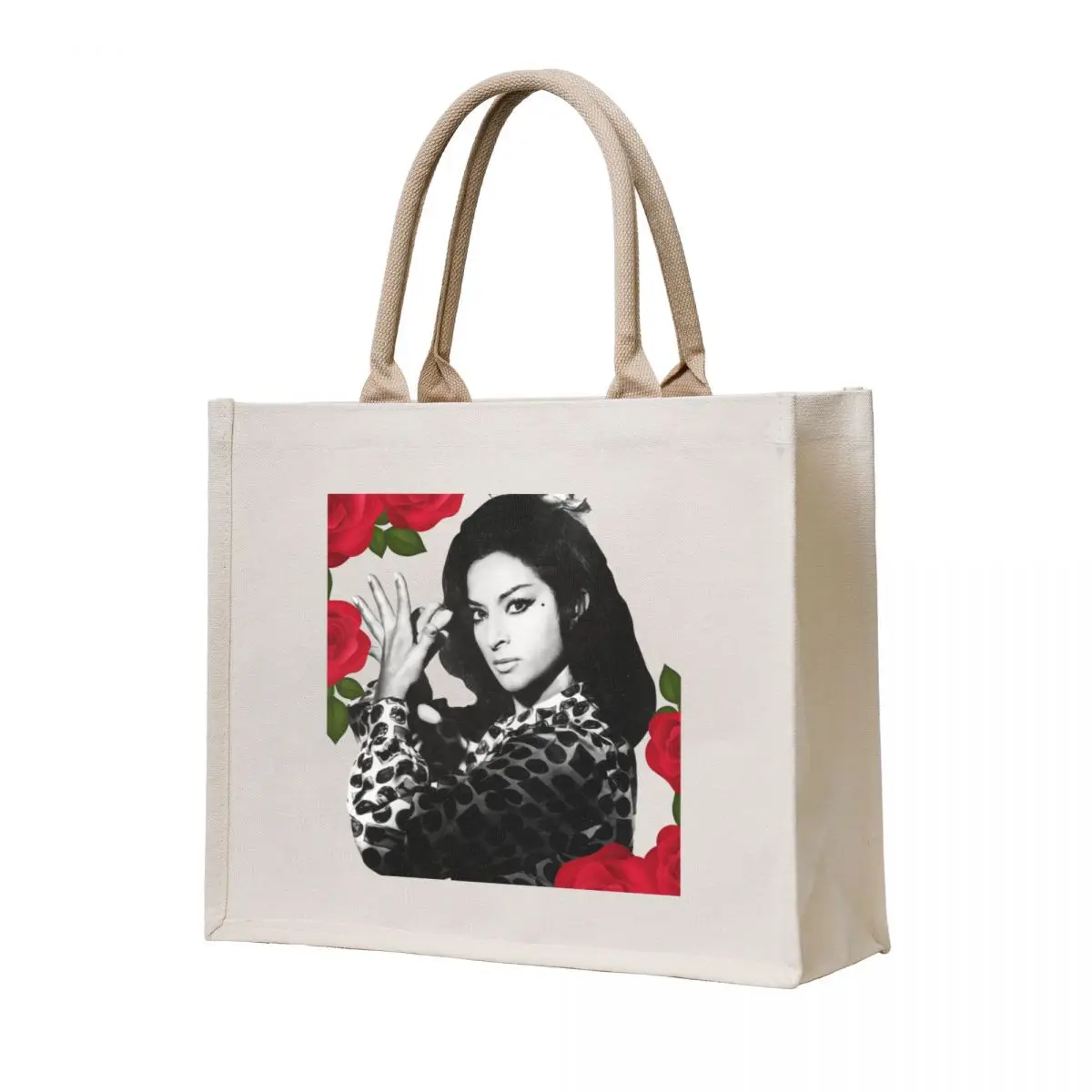 

Lola Flores - Red Roses Tote Bag shopper bag women bags for women Cloth bag