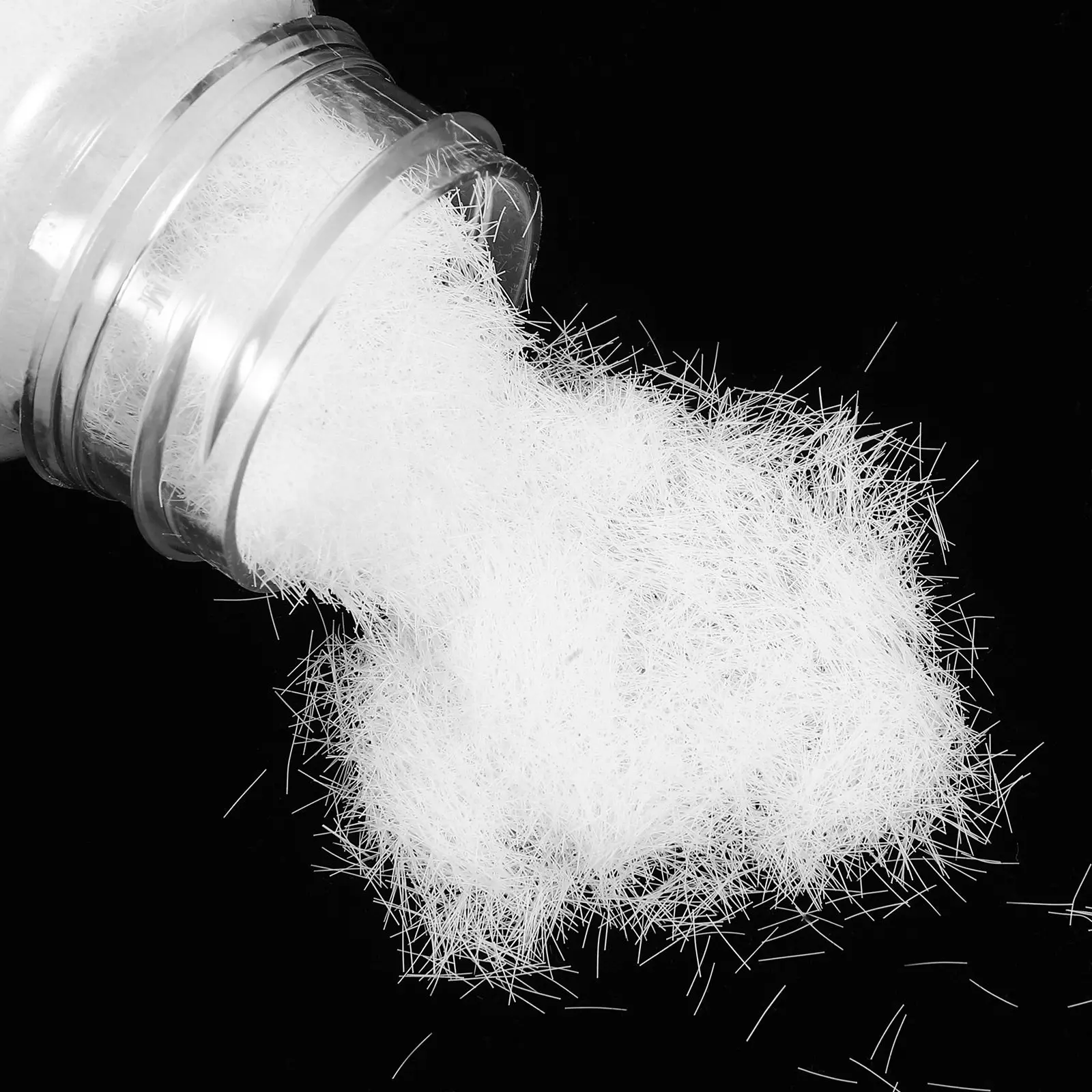 3 Bottles White Flocking Powder Crafting Material for Handmade Projects Enhanced Luxurious Texture Versatile Use in School