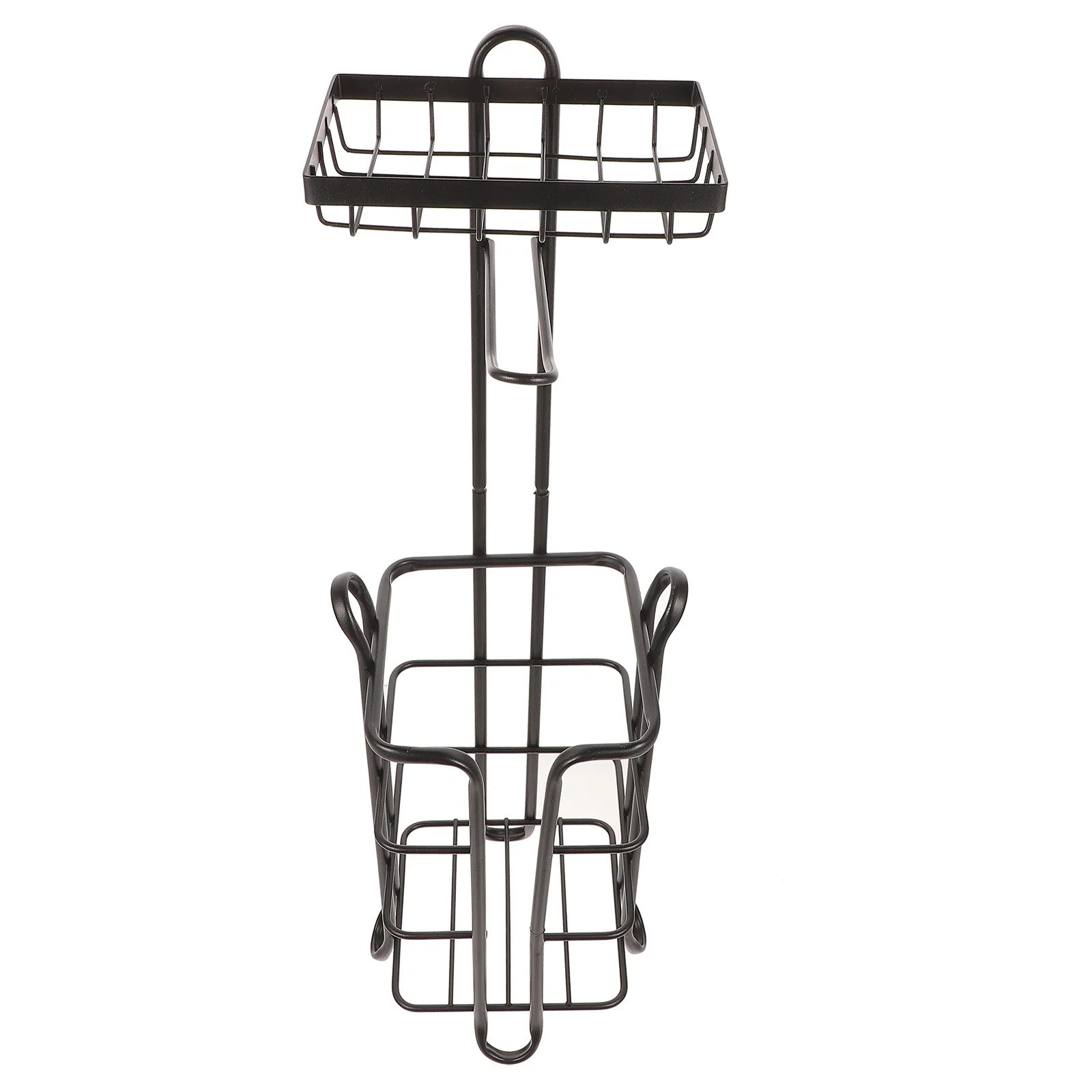 

Железная вертикальная вешалка для салфеток, многофункциональная стойка для хранения рулонов, вертикальная подставка для бумажных полотенец, практичная многофункциональная вешалка для салфеток для дома и ванной комнаты