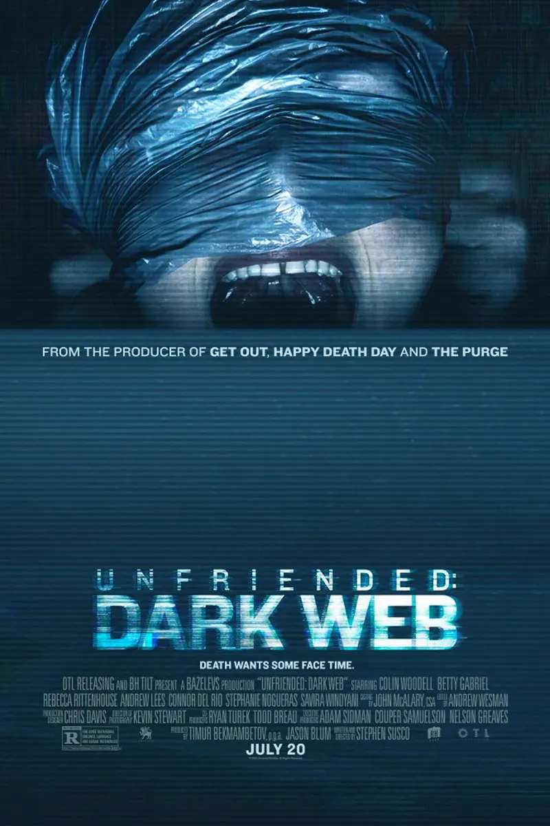 Фильм Unfriended: Dark Web (2018) Настенный постер Настенное искусство Рим Украшение