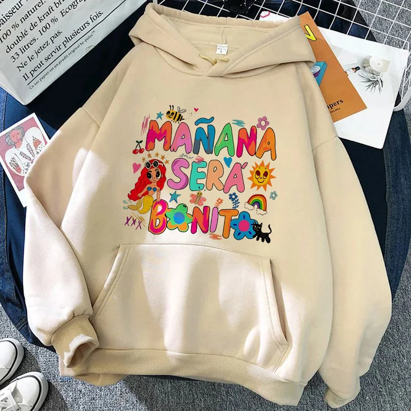 

90s Y2k Sweatshirt Woman Hoodie Manana Sera Bonito Bichota Karol G Hoodies Women Graphic Trendy Clothing Streetwear Pullover Top