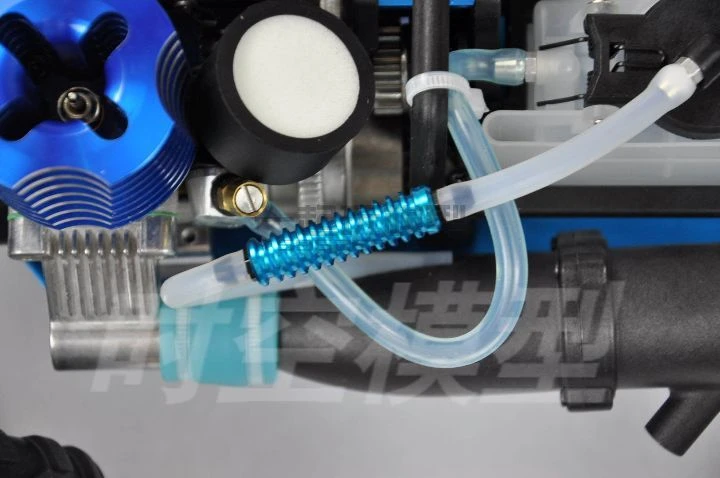 HSP 80119 Fuel Tank Air Cooler Cooling Radiator for 1/8 1/10 Nitro RC Car Engine Upgrade Parts Accessories
