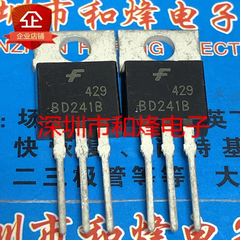 Free shipping  BD241B  TO-220 80V 3A      10PCS