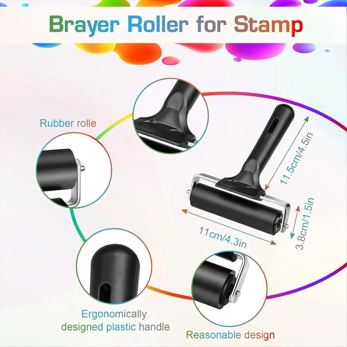 *N21R 14pcs Rubber Block Stamp Carving Blocks Rubber Stamp Kit, Carving DIY Stamp Making Kit, for Printmaking