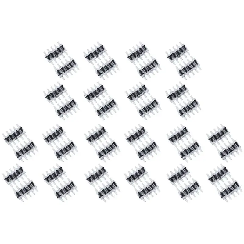 

BYBS-200 Pcs Non-Return One Way Check Valve CO2 Aquarium Fish Tank Air Pump