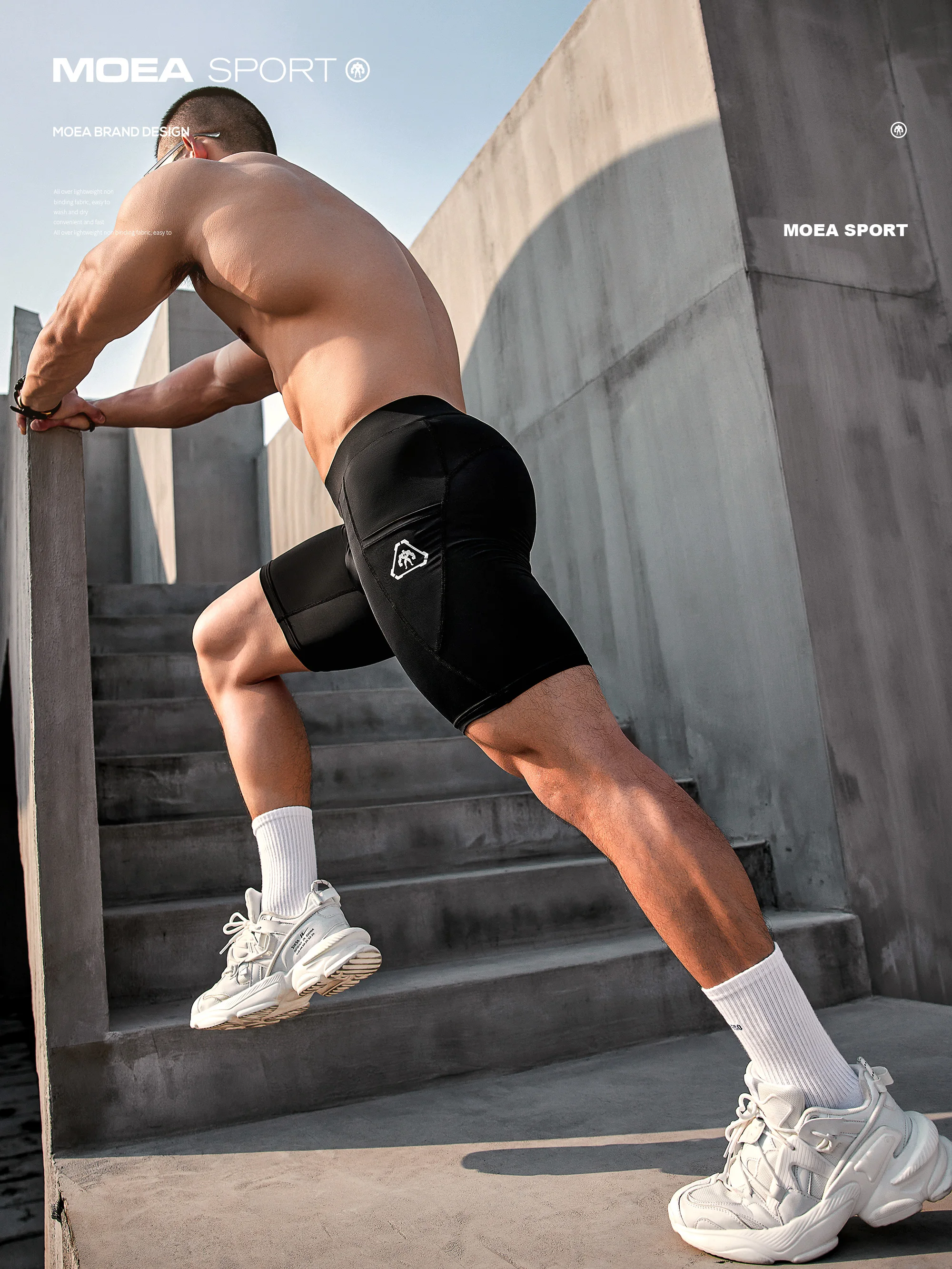 

Men's Fitn ort orts Ultra Elastic Running Training Crion Qui Dry Baskeall Tee-Point Tight Pants Straight L...
