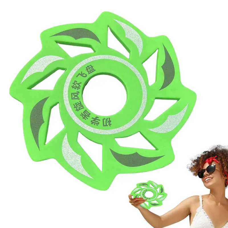 

Soft Edge Flying Disc Outdoor Flying Spinner Toy Backyard EVA Kids Toys For Encouraging Parent-Child Interaction Summer Toy