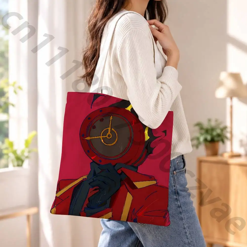 Next Friday Magical Meow Meow Reusable Fashionable Backpack Multifunctional Handbag Canvas Shopping Bag