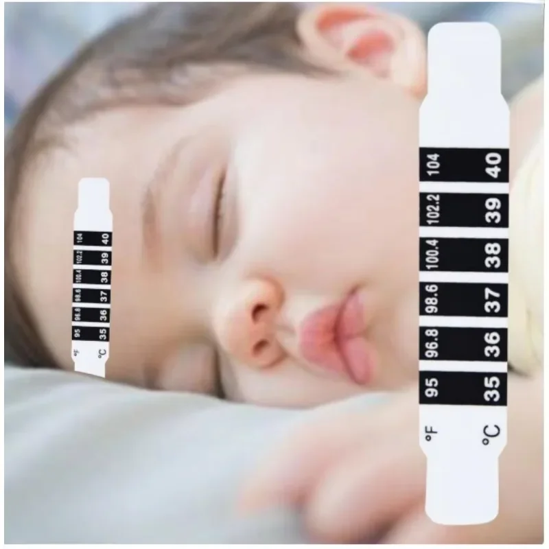 Reusable Forehead Thermometer Temperature Sticker with LCD Digital Display for Testing Baby Child Fever Care Tool Accessories