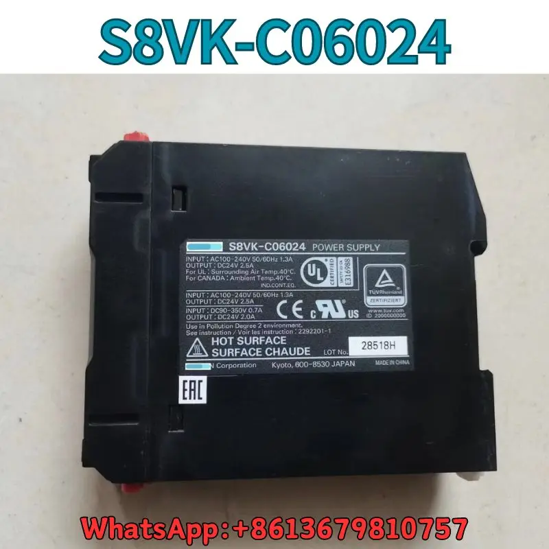 Used S8VK-C06024 Switching Power Supply test OK Fast Shipping